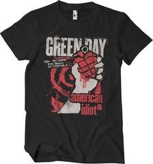 Skjorte Green Day American Idiot Spiral Arm Black 3XL Skjorte