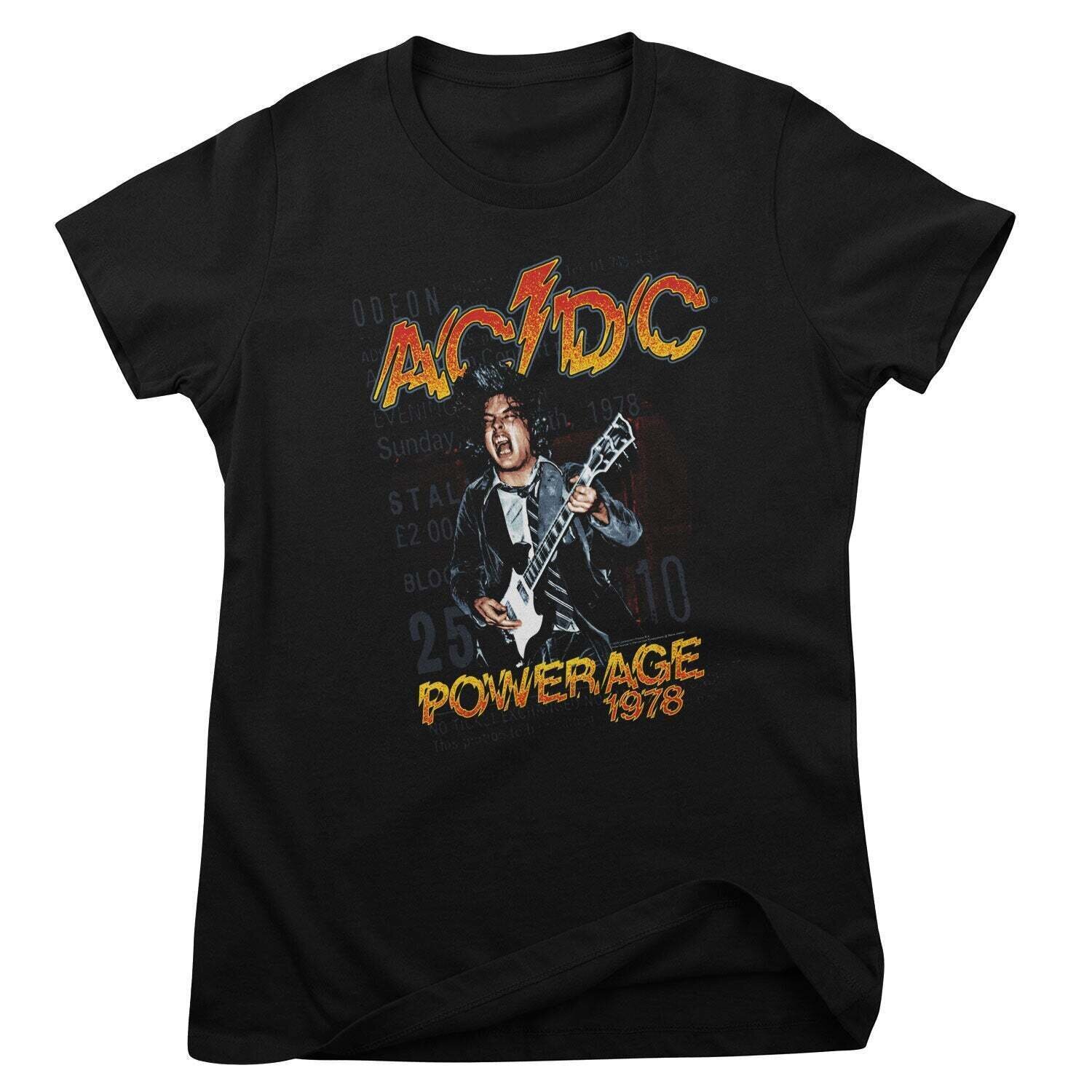 T-shirt AC/DC Powerage 1978 Black L Femme T-shirt