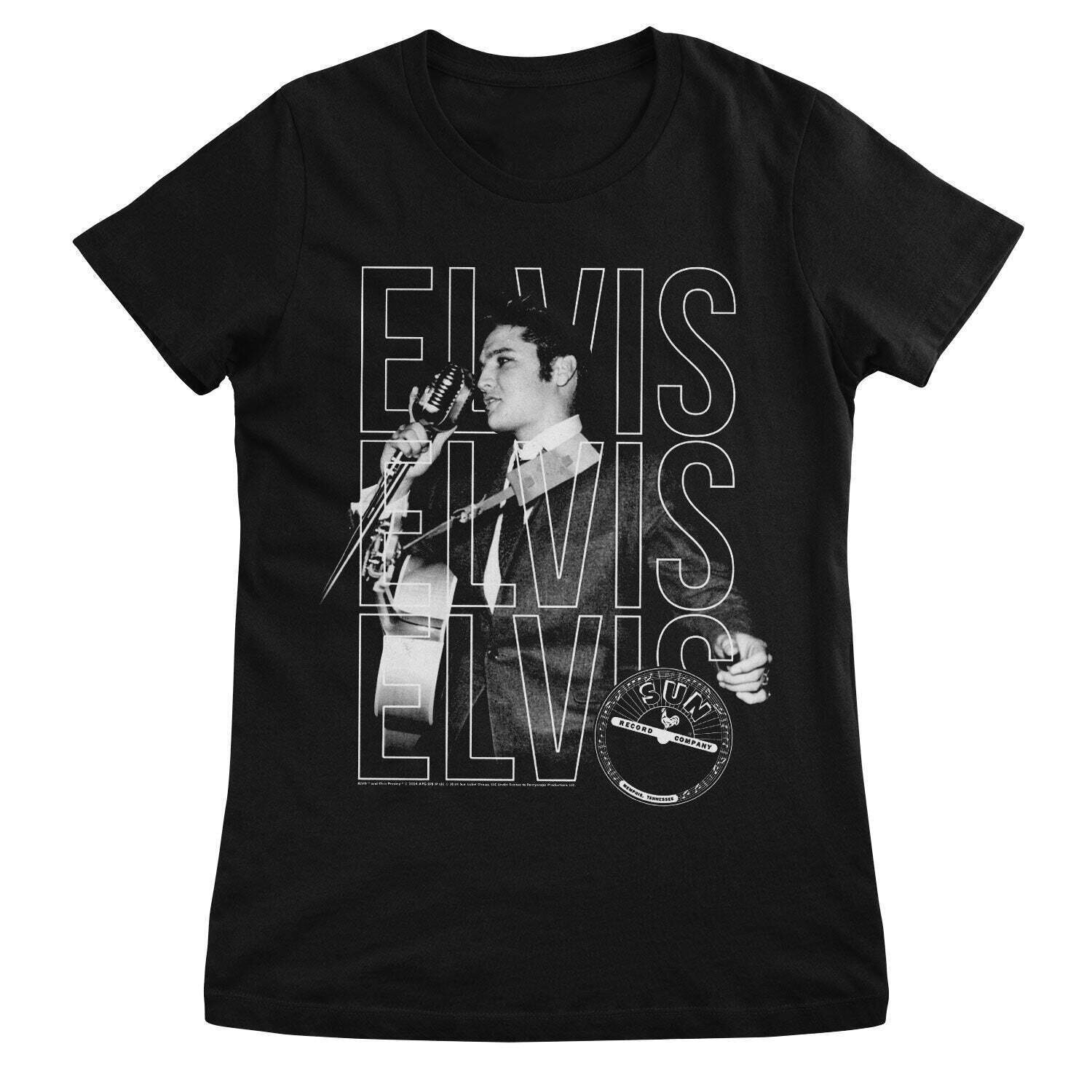 T-shirt Elvis Presley Elvis Elvis Elvis Black S Feminino T-shirt