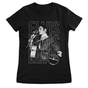 T-shirt Elvis Presley Elvis Elvis Elvis Black S Feminino T-shirt - 1