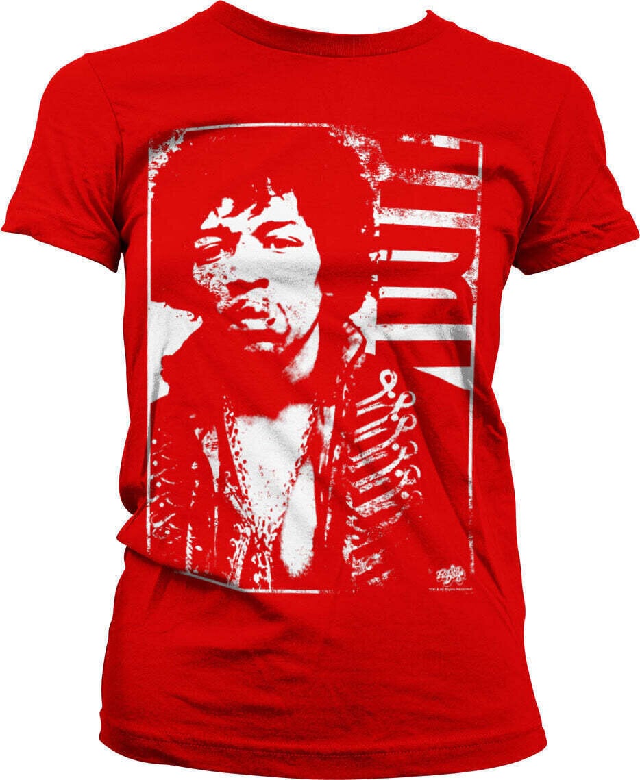 Сорочка Jimi Hendrix Distressed Red L Жіночі Сорочка