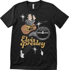 Koszulka Elvis Presley Elvis On Toes Black 5XL Koszulka