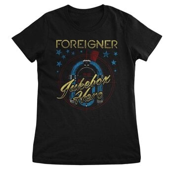 T-särk Foreigner Jukebox Hero Black 2XL Naiste T-särk - 1