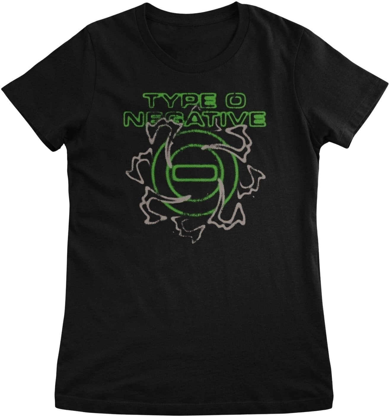 T-Shirt Type O Negative O Logo Black M Damen T-Shirt