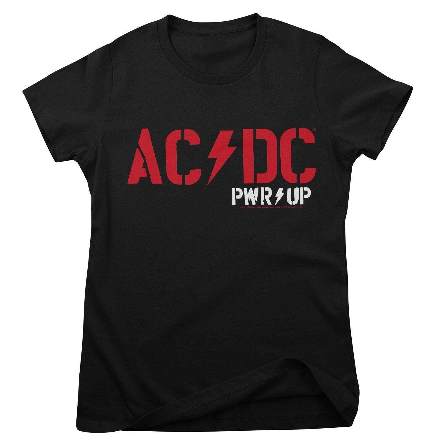T-shirt AC/DC PWR-UP Black XL Femme T-shirt
