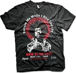 T-särk Jimi Hendrix Live In New York Black 3XL T-särk