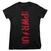 Skjorte AC/DC PWR-Up Vertical Logo Black XL Dame Skjorte