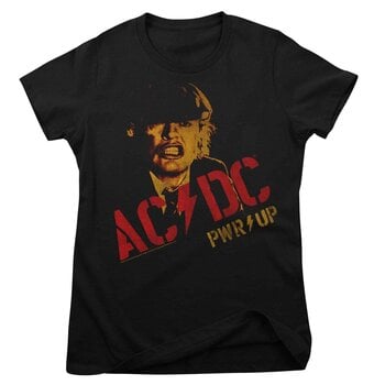 Skjorte AC/DC Angus Young PWR-UP Black XL Dame Skjorte - 1
