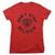 Camiseta de manga corta Journey Don't Stop Believin' Circle Red S De mujer Camiseta de manga corta
