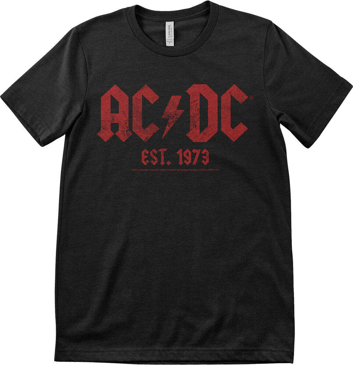 Koszulka AC/DC Vintage 1979 Black 5XL Koszulka