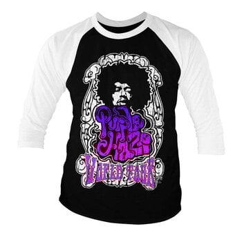 Shirt Jimi Hendrix Purple Haze World Tour White/Black L Shirt - 1