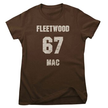 T-Shirt Fleetwood Mac 67 Distressed Brown M Ladies T-Shirt - 1