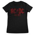 AC/DC Vintage 1979 Black S De mujer Camiseta de manga corta
