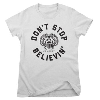 T-Shirt Journey Don't Stop Believin' Circle White M Ladies T-Shirt - 1