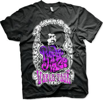 Skjorte Jimi Hendrix Purple Haze World Tour Black 3XL Skjorte - 1