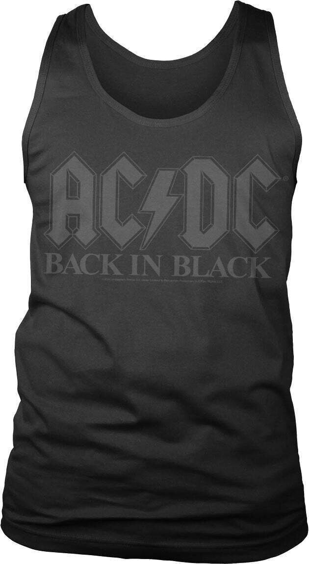 T-Shirt AC/DC Back In Black Black M T-Shirt
