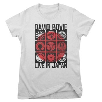 Риза David Bowie Live In Japan White 2XL Дамски Риза - 1