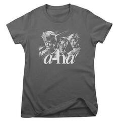 T-shirt A-HA Band Sketch Dark Grey M Feminino T-shirt
