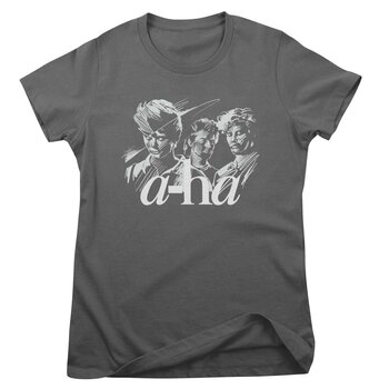 Košulja A-HA Band Sketch Dark Grey XL Ženske Košulja - 1