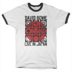 T-shirt David Bowie Live In Japan Ringer White/Black S T-shirt