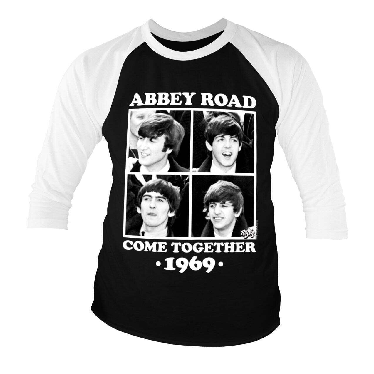 Shirt The Beatles Abbey Road - Come Together White/Black L Shirt