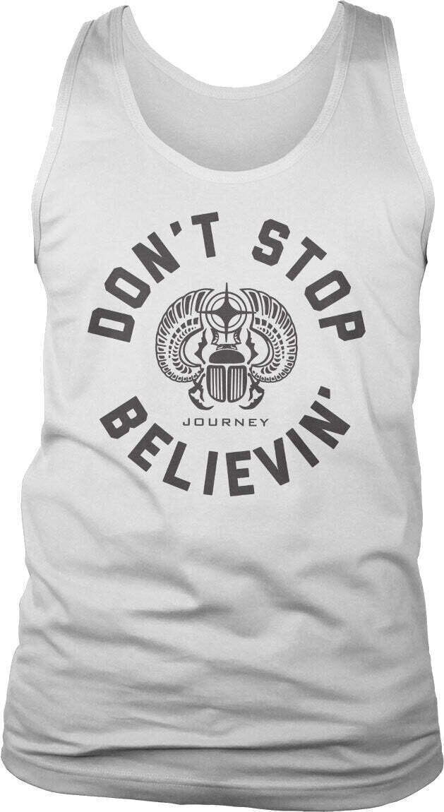T-Shirt Journey Don't Stop Believin' Circle White L T-Shirt