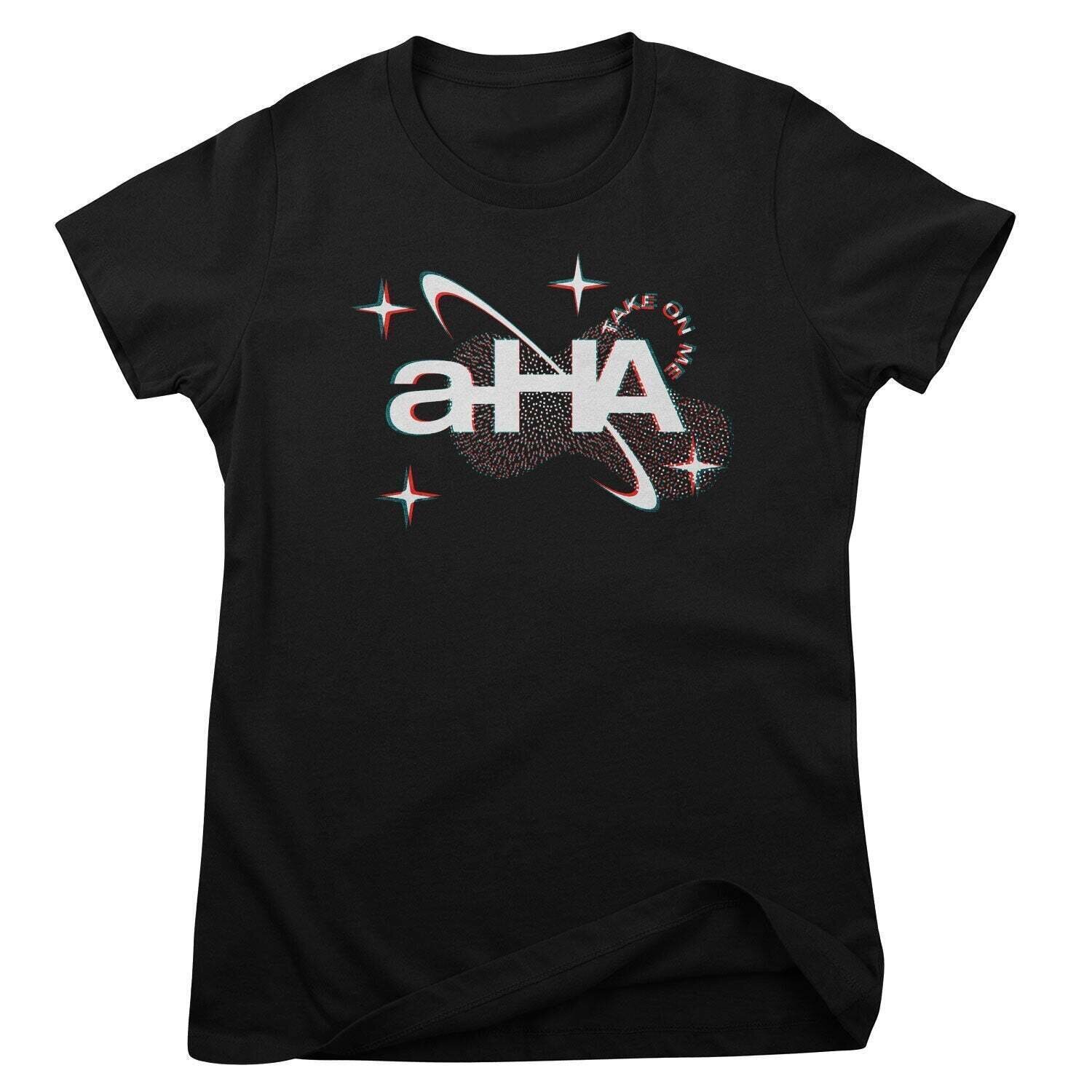 Košulja A-HA Glitch Logo Black 2XL Ženske Košulja