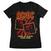 Camiseta de manga corta AC/DC Back In Black Tour 1980 Black S De mujer Camiseta de manga corta
