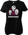 Green Day Skulls Black L Femme T-shirt