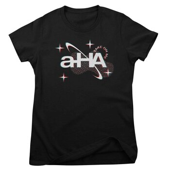 Skjorte A-HA Glitch Logo Black S Dame Skjorte - 1