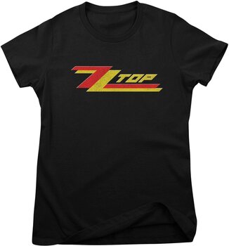 T-Shirt ZZ Top Misprint Logotype Black M Ladies T-Shirt - 1