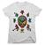 T-shirt Grateful Dead Dead Egyptian White 2XL Feminino T-shirt