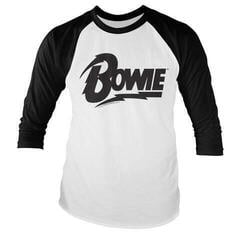T-shirt David Bowie Logo White/Black S T-shirt