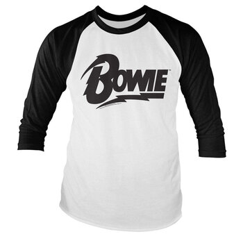 Tričko David Bowie Logo White/Black XL Tričko - 1