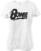 T-Shirt David Bowie Logo White L Ladies T-Shirt