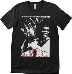 Skjorte James Brown Cost To Be The Boss Black 3XL Skjorte