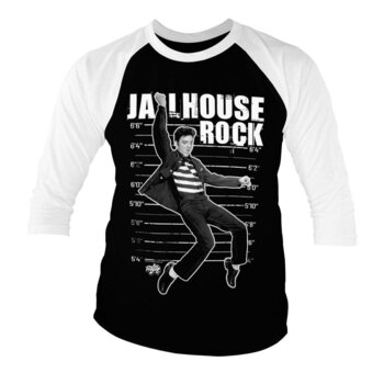 Skjorte Elvis Presley Jailhouse Rock White/Black XL Skjorte - 1