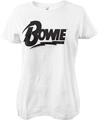 David Bowie Logo White S Ženske Košulja