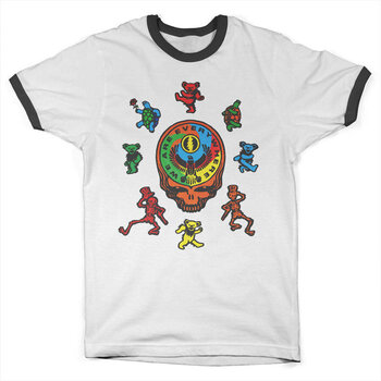 T-Shirt Grateful Dead Dead Egyptian Ringer White/Black L T-Shirt - 1