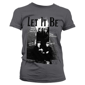 T-Shirt The Beatles Let It Be Dark Grey L Damen T-Shirt - 1
