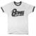 T-shirt David Bowie Logo Ringer White/Black S T-shirt