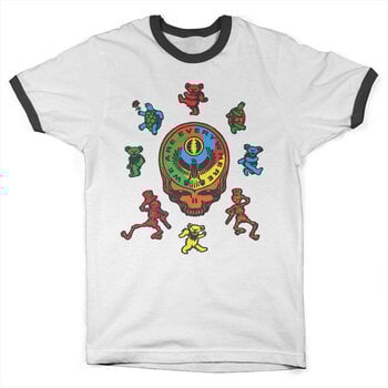 Marškinėliai Grateful Dead Dead Egyptian Ringer White/Black M Marškinėliai - 1