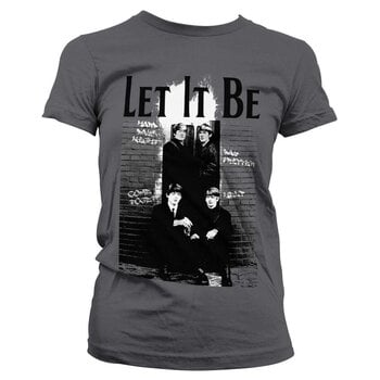 Camiseta de manga corta The Beatles Let It Be Dark Grey S De mujer Camiseta de manga corta - 1