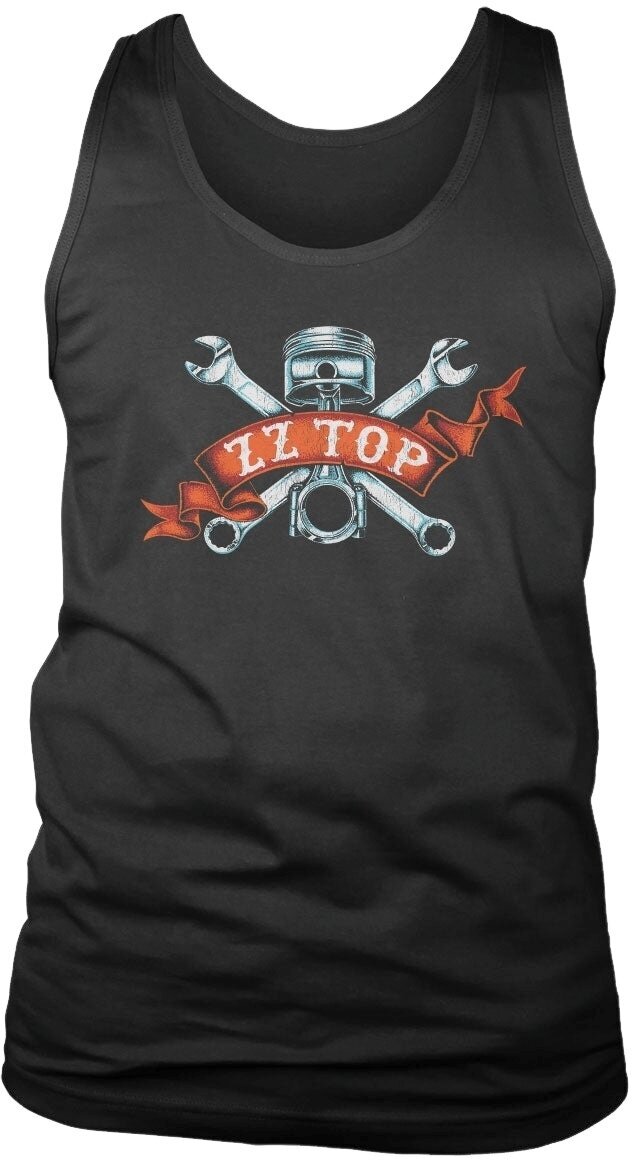 T-Shirt ZZ Top Piston Flag Black M T-Shirt