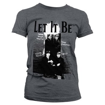 Camiseta de manga corta The Beatles Let It Be Dark Heather L De mujer Camiseta de manga corta - 1