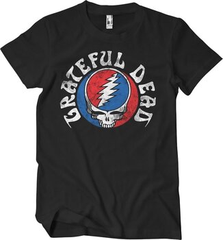 Koszulka Grateful Dead Distressed Black 4XL Koszulka - 1