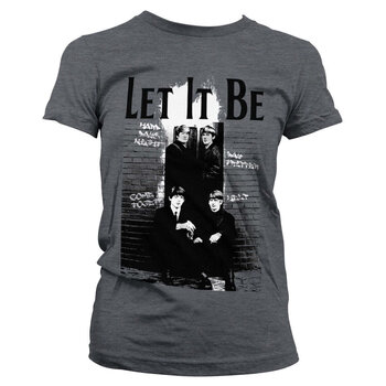 T-shirt The Beatles Let It Be Dark Heather XL Feminino T-shirt - 1