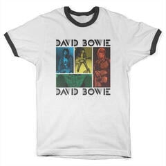 T-Shirt David Bowie Retro Bowie Halftones Ringer