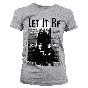 T-Shirt The Beatles Let It Be Heather Grey M Ladies T-Shirt - 1