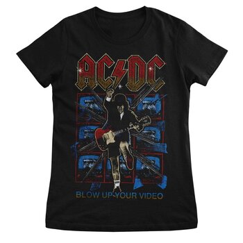 Camiseta de manga corta AC/DC Blow Up Your  Video Black S De mujer Camiseta de manga corta - 1